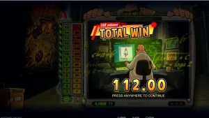Tampilan visual slot Enriched dengan tema nuklir dan retro